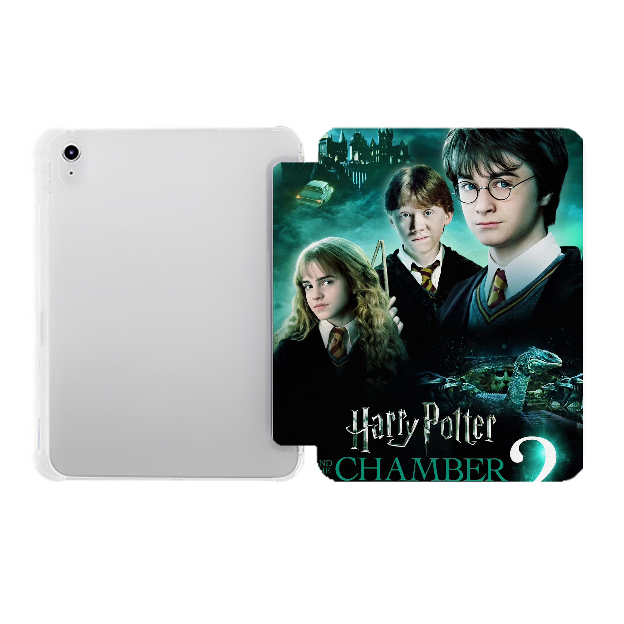 （画像用） Harry Potter ハリー・ポッターシリーズ IPad ケース ペン収納付き 三つ折りスタンド PUレザー×シリコン 対応機種9.5/10.5/10.9インチ